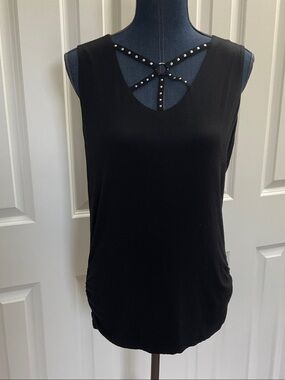 Rock & Republic Studded Sleeveless Top